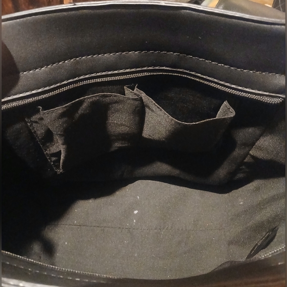 Black Tote with Gold Accents - Picture 3 of 4